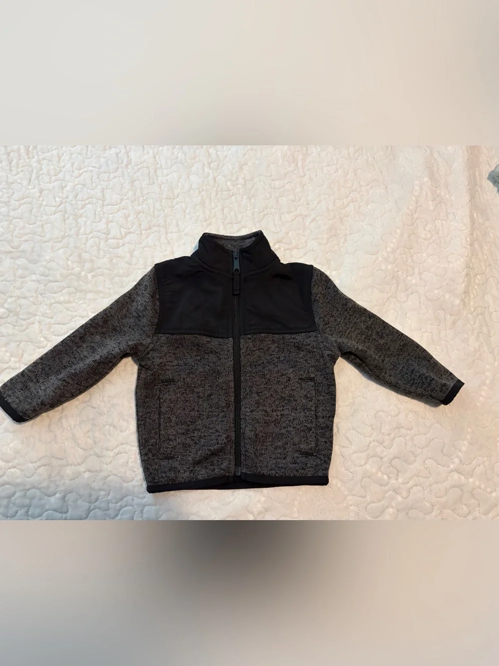 The Children’s Place 12-18 month zip up grey jacket
